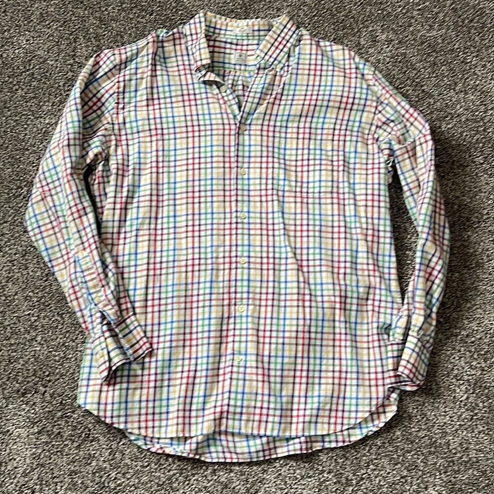 Mens Peter Millar Long Sleeve Button Down Shirt Men’s Large